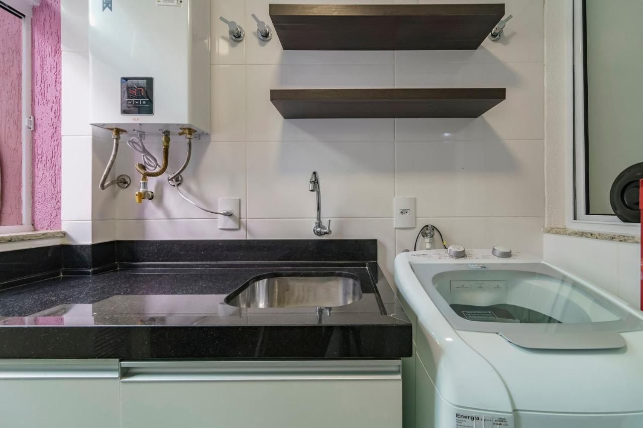 Aluguel Apartamento 2 Quartos Com Piscina Bombinhas Buitenkant foto